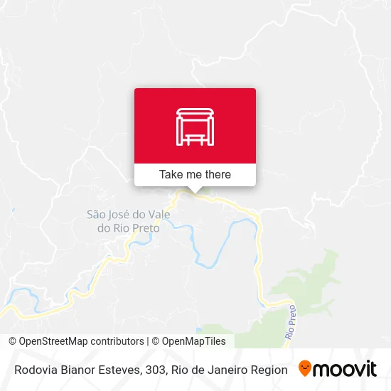 Rodovia Bianor Esteves, 303 map