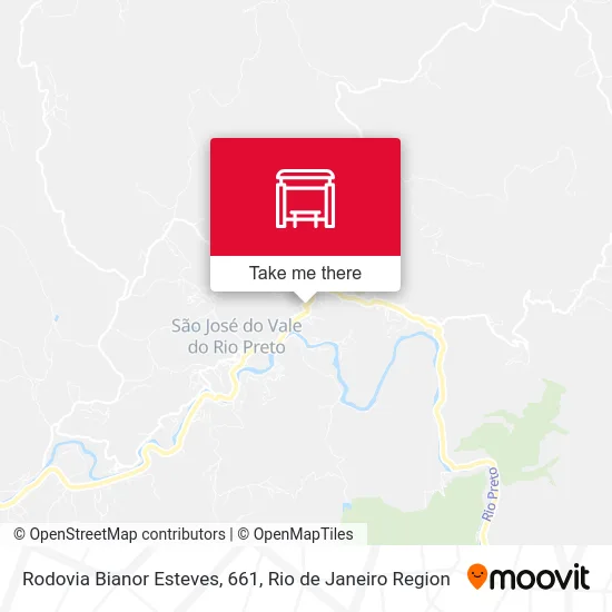 Rodovia Bianor Esteves, 661 map