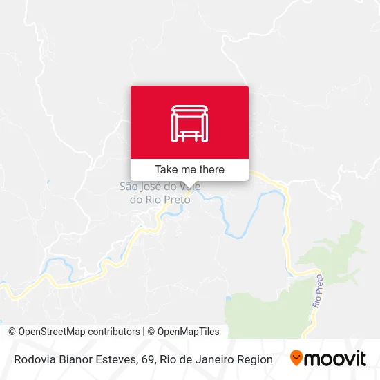 Rodovia Bianor Esteves, 69 map
