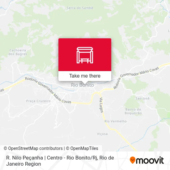 R. Nilo Peçanha | Centro - Rio Bonito / Rj map