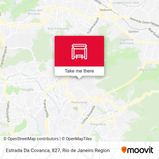 Estrada Da Covanca, 827 map