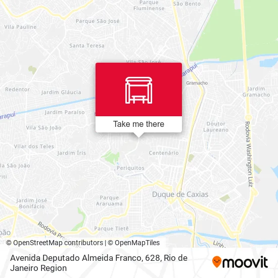 Avenida Deputado Almeida Franco, 628 map