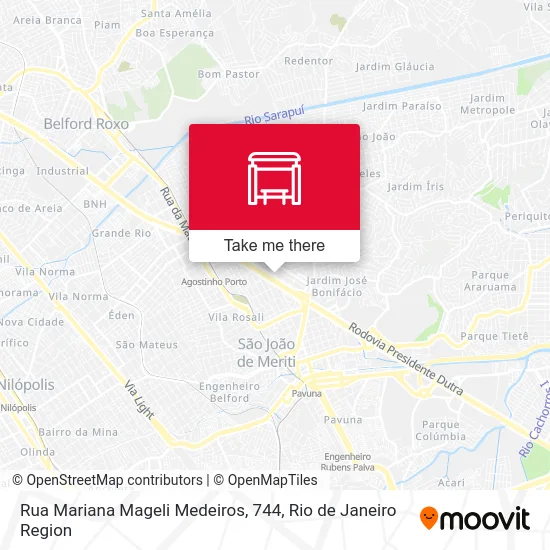 Rua Mariana Mageli Medeiros, 744 map