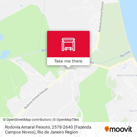 Rodovia Amaral Peixoto, 2578-2640 (Fazenda Campos Novos) map