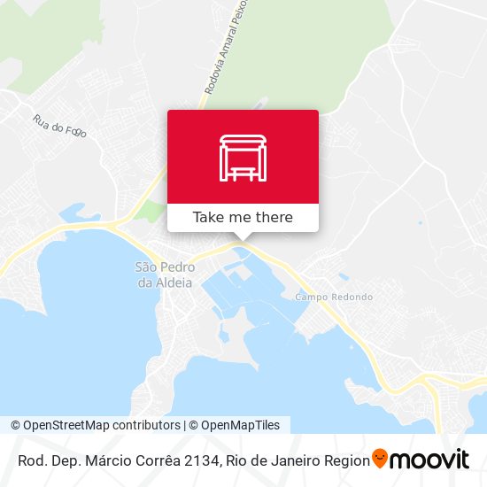 Rod. Dep. Márcio Corrêa 2134 map