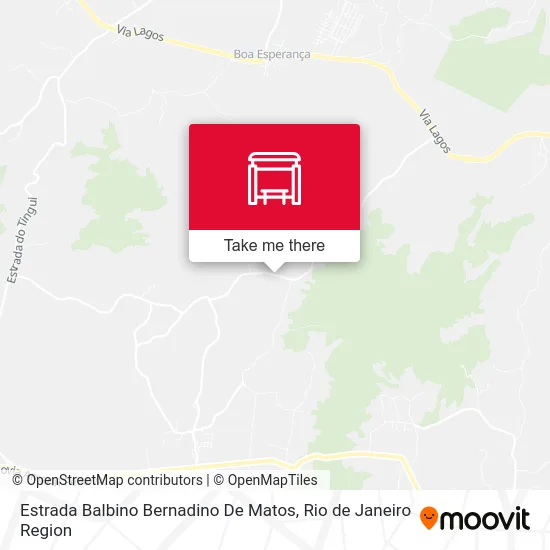 Estrada Balbino Bernadino De Matos map
