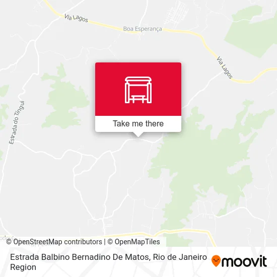 Estrada Balbino Bernadino De Matos map