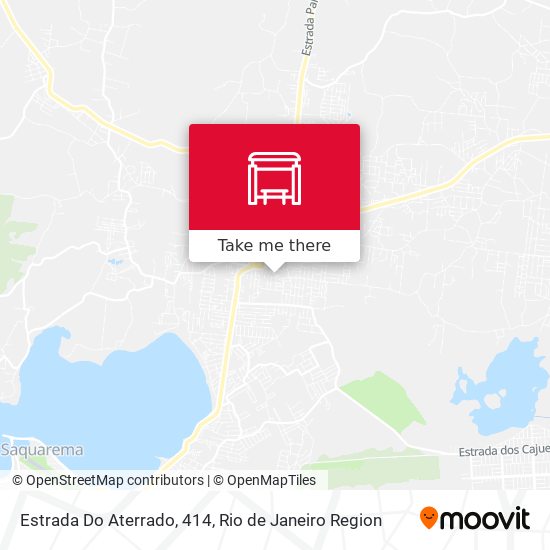 Estrada Do Aterrado, 414 map
