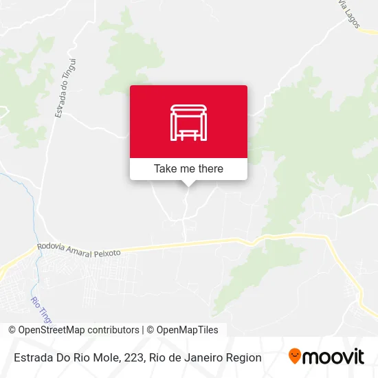 Estrada Do Rio Mole, 223 map