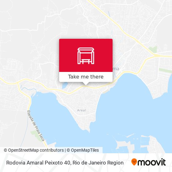 Rodovia Amaral Peixoto 40 map