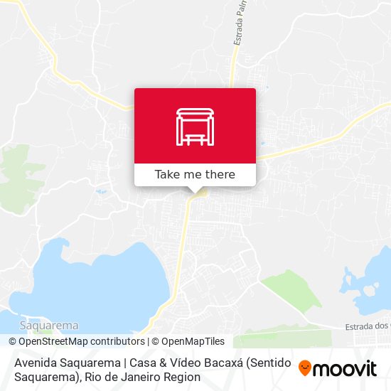Mapa Avenida Saquarema | Casa & Vídeo Bacaxá (Sentido Saquarema)