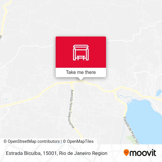 Estrada Bicuíba, 15001 map