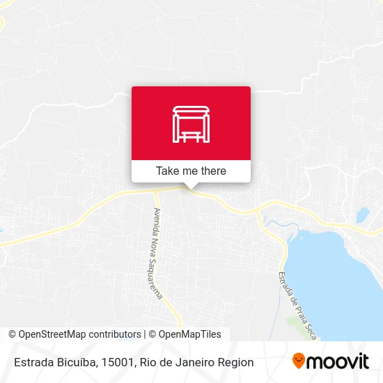 Estrada Bicuíba, 15001 map