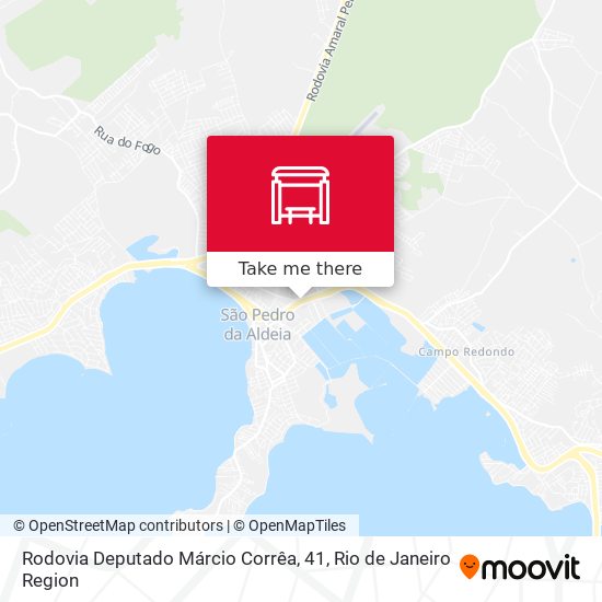 Rodovia Deputado Márcio Corrêa, 41 map