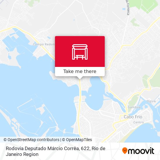 Rodovia Deputado Márcio Corrêa, 622 map