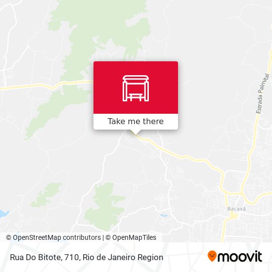 Rua Do Bitote, 710 map