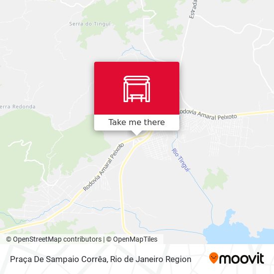 Mapa Praça De Sampaio Corrêa