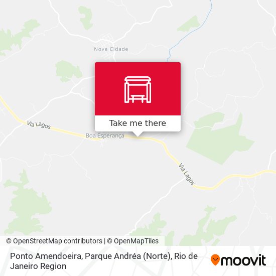 Ponto Amendoeira, Parque Andréa (Norte) map