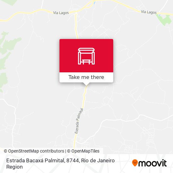 Estrada Bacaxá Palmital, 8744 map
