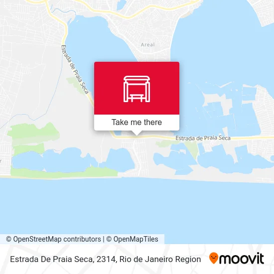 Estrada De Praia Seca, 2314 map