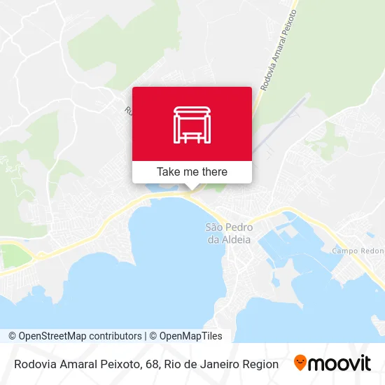 Rodovia Amaral Peixoto, 68 map