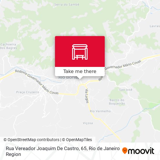 Rua Vereador Joaquim De Castro, 65 map