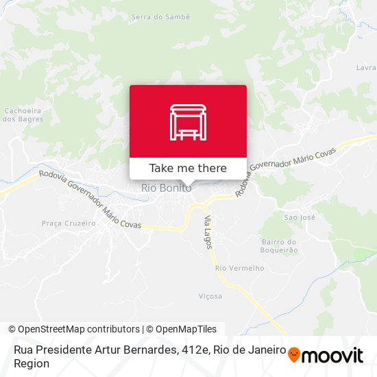 Mapa Rua Presidente Artur Bernardes, 412e