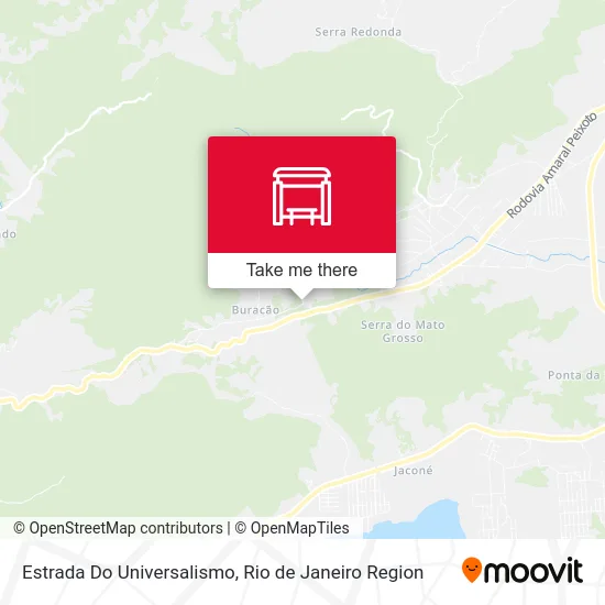 Estrada Do Universalismo map