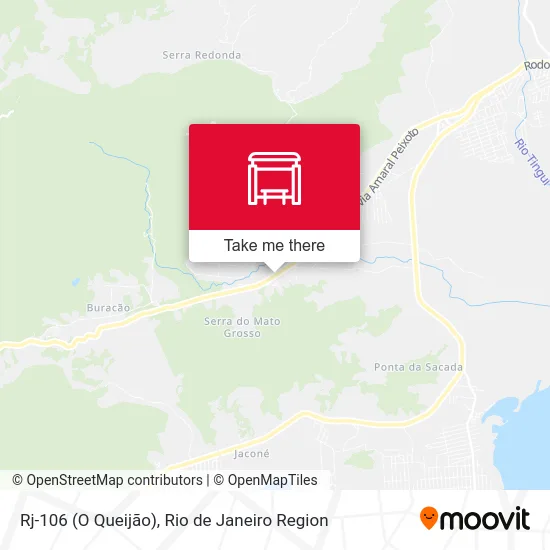 Rj-106 (O Queijão) map