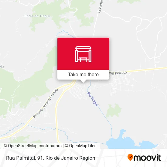 Rua Palmital, 91 map