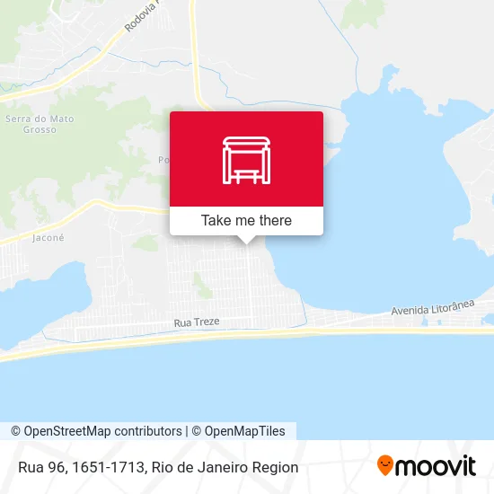 Rua 96, 1651-1713 map