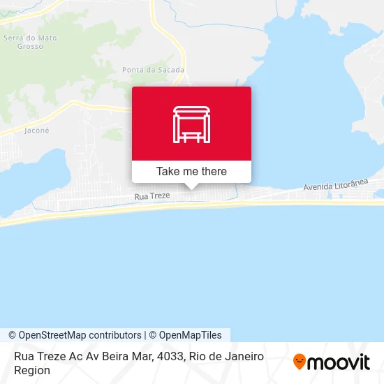 Rua Treze Ac Av Beira Mar, 4033 map