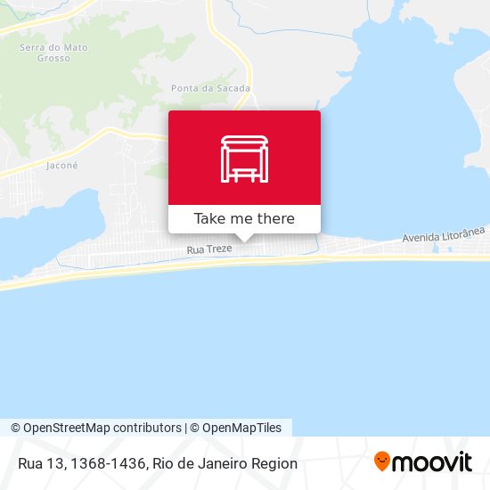 Rua 13, 1368-1436 map