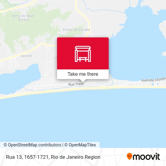 Rua 13, 1657-1721 map