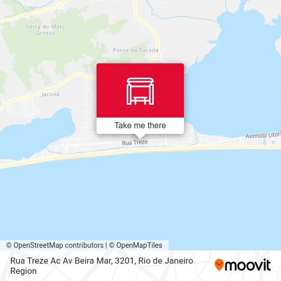 Rua Treze Ac Av Beira Mar, 3201 map