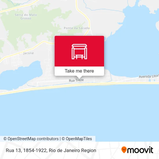 Rua 13, 1854-1922 map