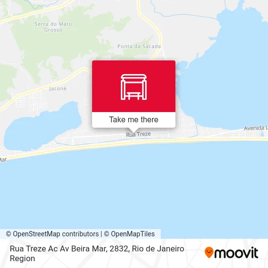 Rua Treze Ac Av Beira Mar, 2832 map
