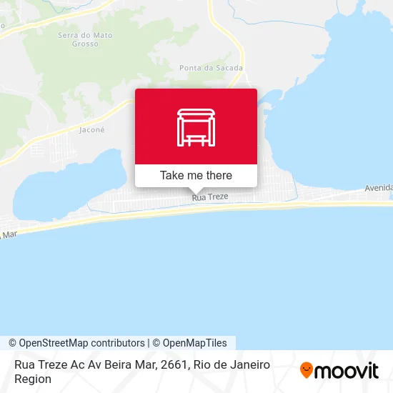 Rua Treze Ac Av Beira Mar, 2661 map