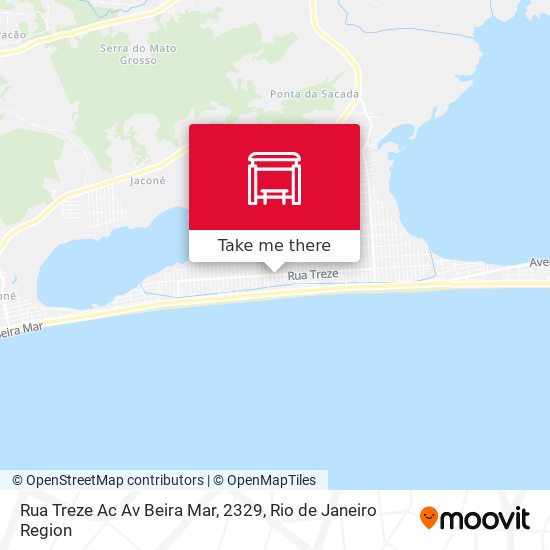 Rua Treze Ac Av Beira Mar, 2329 map