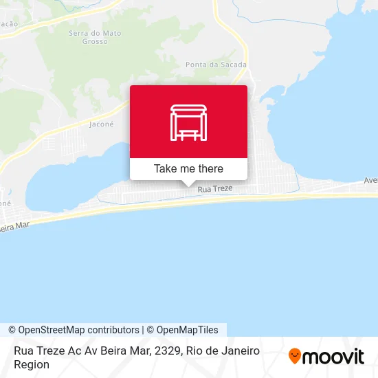 Rua Treze Ac Av Beira Mar, 2329 map