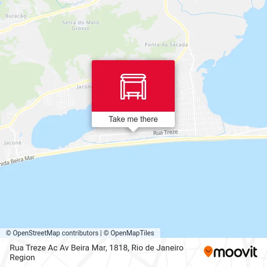 Rua Treze Ac Av Beira Mar, 1818 map