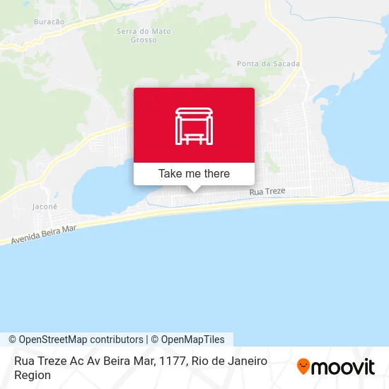 Rua Treze Ac Av Beira Mar, 1177 map