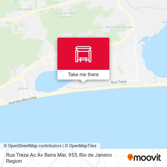 Rua Treze Ac Av Beira Mar, 953 map