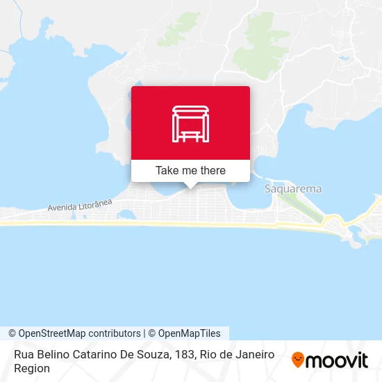 Rua Belino Catarino De Souza, 183 map