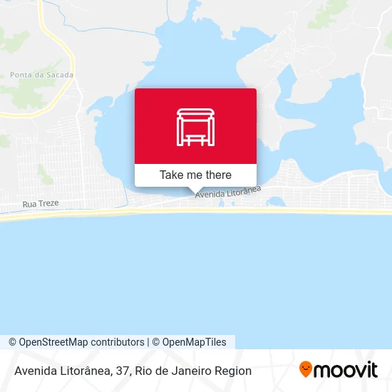 Avenida Litorânea, 37 map