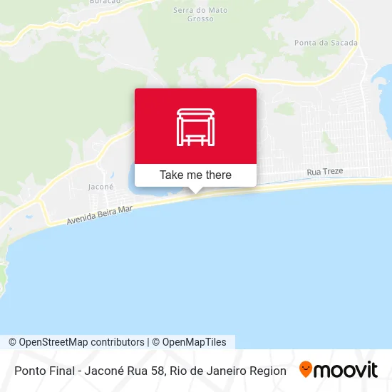 Ponto Final - Jaconé Rua 58 map