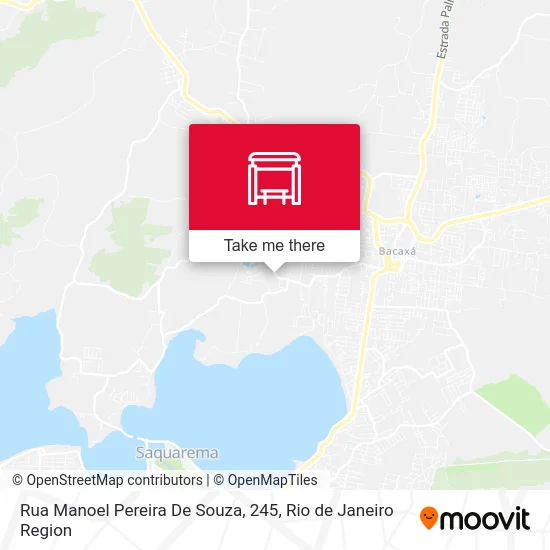Rua Manoel Pereira De Souza, 245 map