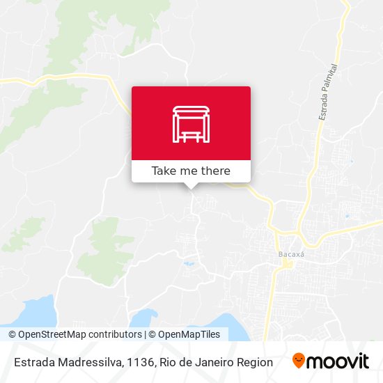 Estrada Madressilva, 1136 map