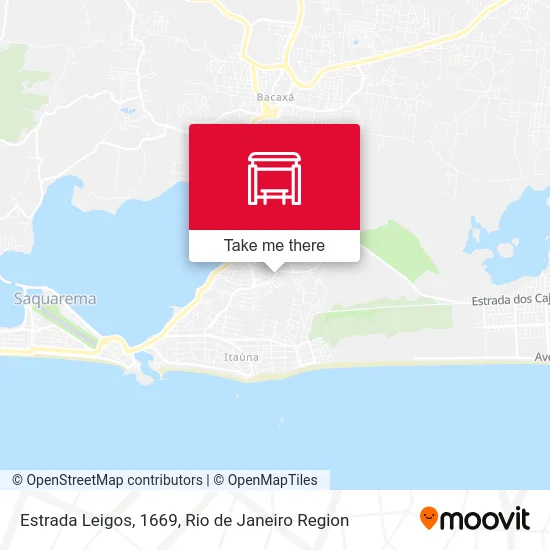 Estrada Leigos, 1669 map