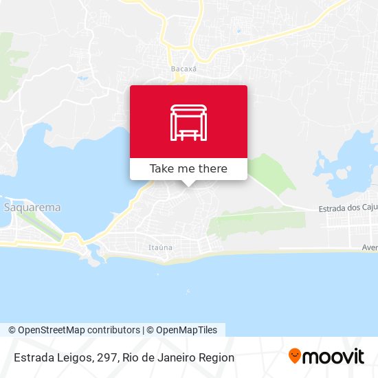 Estrada Leigos, 297 map